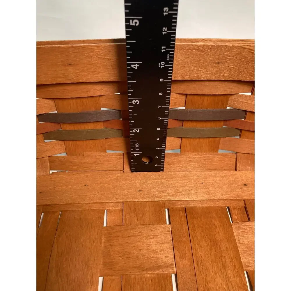 Vintage 1990 Longaberger Shades of Autumn Pie Basket Handle